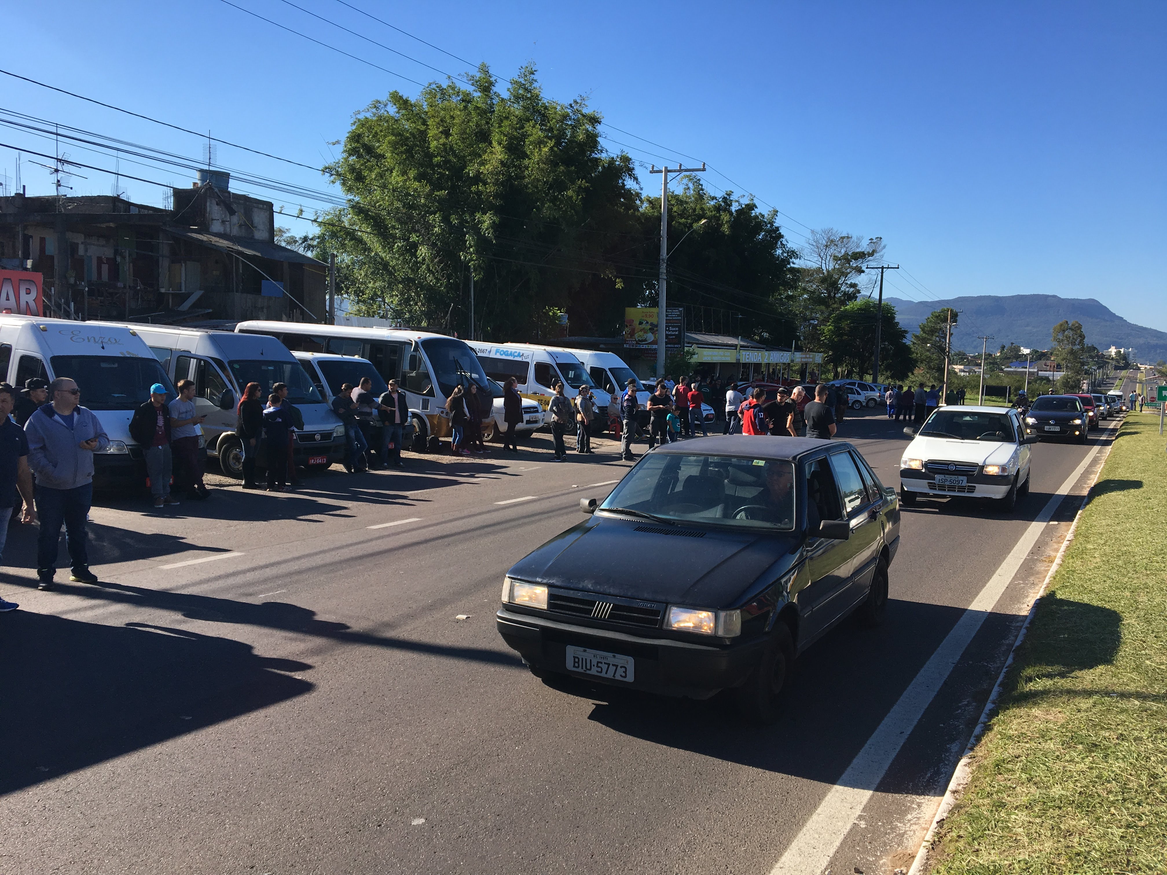 Manifestações na RS-239 em Sapiranga