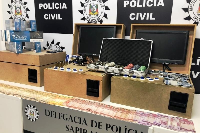 Polícia Civil prende por receptação qualificada e jogos de azar em Sapiranga