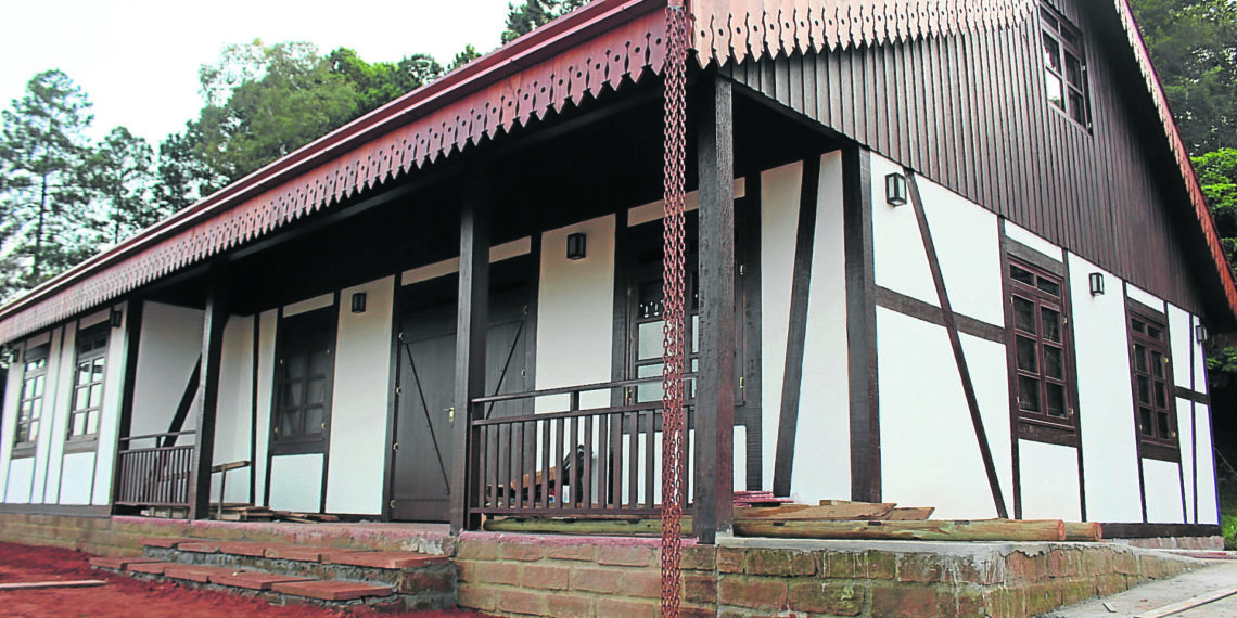 Casa do Imigrante, dentro do Parcão, está praticamente finalizada