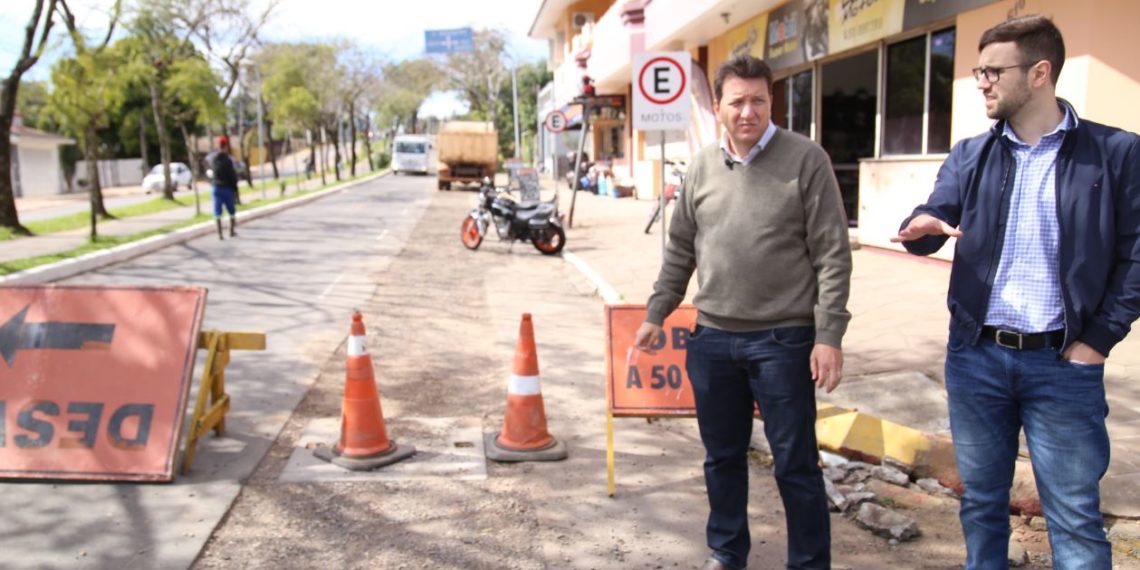 Prosseguem as obras de esgoto no bairro Celeste, em Campo Bom