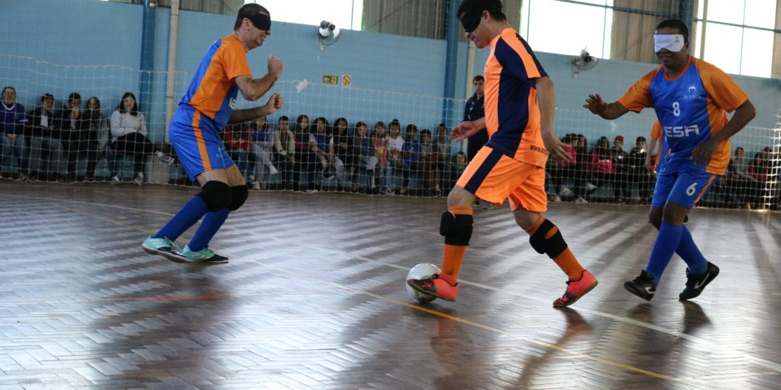 Exibição de Futebol de Cinco inicia as atividades da Semana da Pessoa com Deficiência em Sapiranga