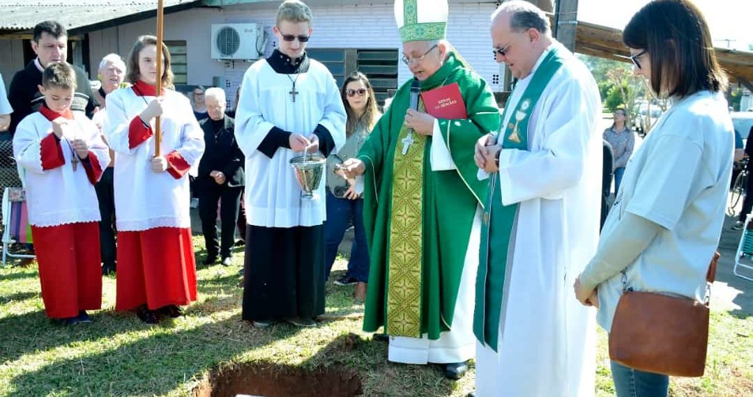 Igreja Católica de Sapiranga celebra pedra fundamental de futura capela no Centenário