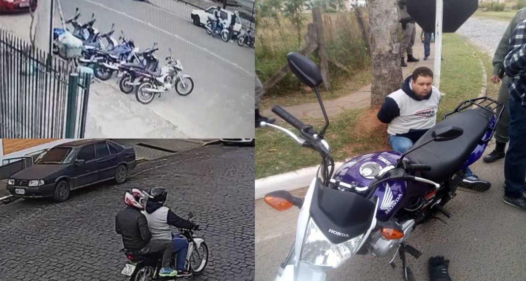 Ladrões que furtaram motos em Sapiranga e Taquara são presos pela BM em Parobé