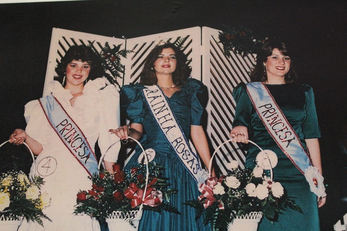 1986 – Rainha: Isabel Mello. Princesas: Isabela Kirch e Sandra Nunes