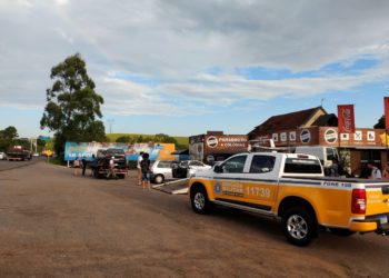 Engavetamento envolve quatro veículos na RS-239, em Sapiranga. Confira fotos