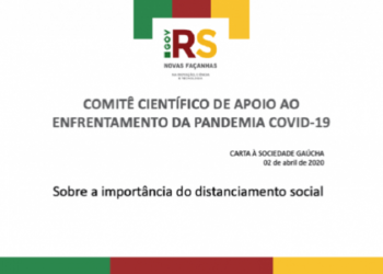 Comitê Científico afirma que “ficar em casa é a nossa melhor vacina” para barrar coronavírus
