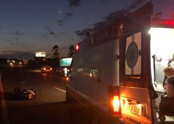 Acidente na RS-239 deixa motociclista ferida em Araricá