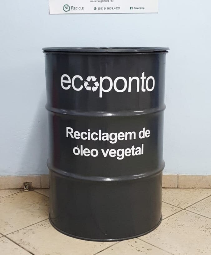 Ecoponto foi instalado na Prefeitura de Nova Hartz e está pronto para receber o descarte
Foto: Divulgação