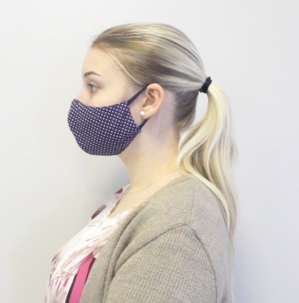 1 - Forma CORRETA: A máscara deve cobrir completamente nariz e o queixo
