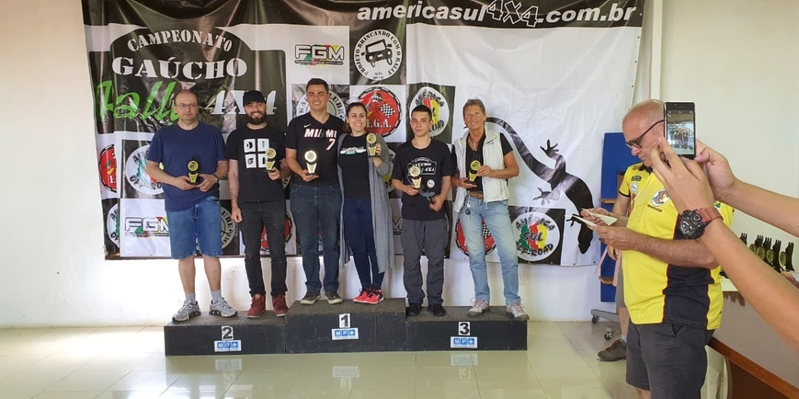 Nova vitória no campeonato gaúcho de rally 4×4 no litoral para sapiranguenses