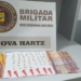 Dupla é flagrada com mais de 50 pedras de crack em Nova Hartz