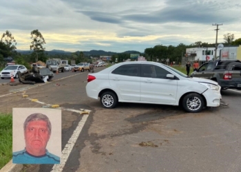 Identificada vítima fatal de grave acidente na RS-239; veja o vídeo do momento da colisão