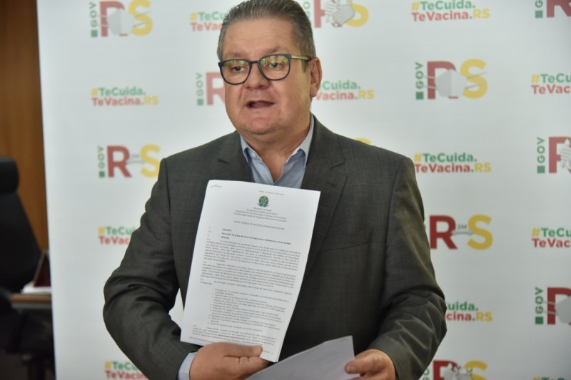 Vice Ranolfo apresenta nota técnica do Ministério da Saúde com aval para priorizar vacinação dos operadores da segurança pública - Foto: Rodrigo Ziebell / GVG