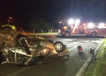 Passageiro morre em grave acidente de trânsito na RS-239 em Araricá