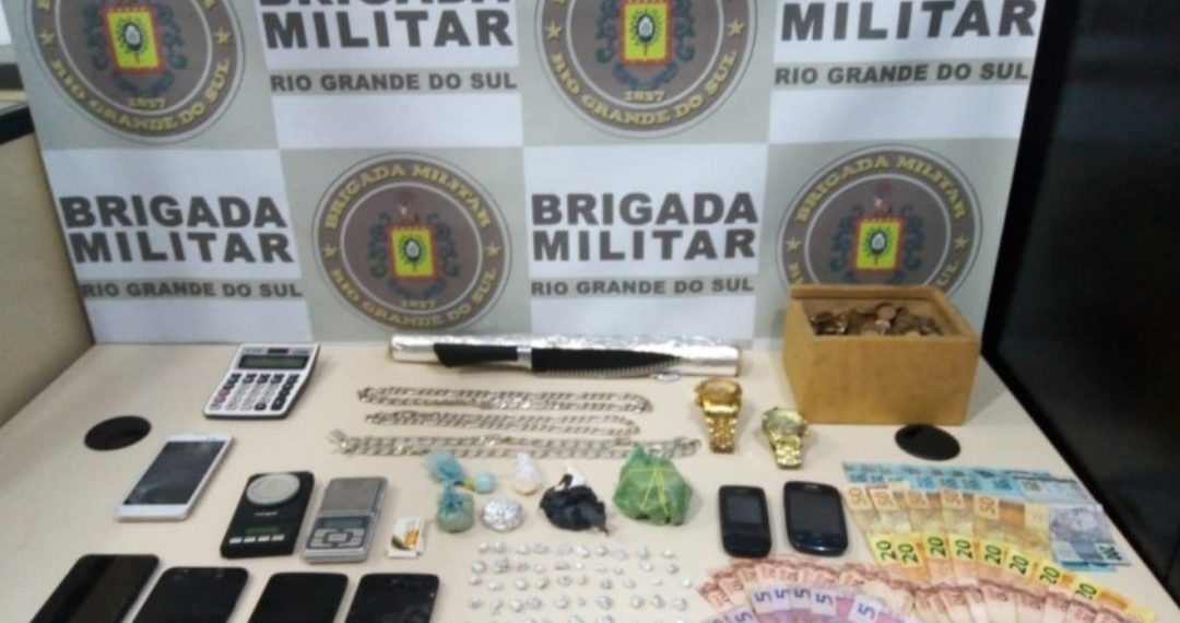 BM realiza prisões por tráfico em Sapiranga