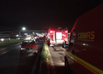 Acidente entre dois veículos deixa uma pessoa ferida na RS-239 em Sapiranga