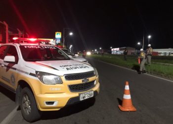 Em 12 dias, fiscalização noturna do CRBM flagrou quase 800 motoristas acima da velocidade na RS-239