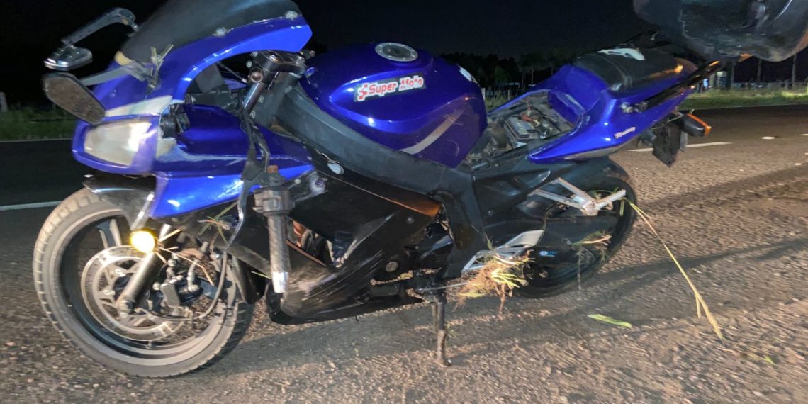 Acidente envolve carro e motocicleta na RS-239 em Nova Hartz