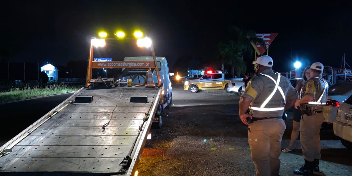 Acidente envolve carro e motocicleta na RS-239 em Nova Hartz