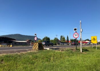 Lombadas eletrônicas são reativadas na RS-239. Trecho de Nova Hartz da rodovia ganha pardal