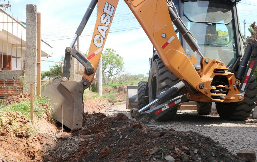 Secretaria de Planejamento acompanha andamento de obras em Sapiranga