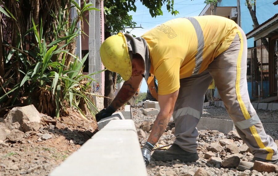 Secretaria de Planejamento acompanha andamento de obras em Sapiranga