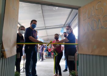 Manhã de sábado foi de entregas de obras em escolas de Campo Bom