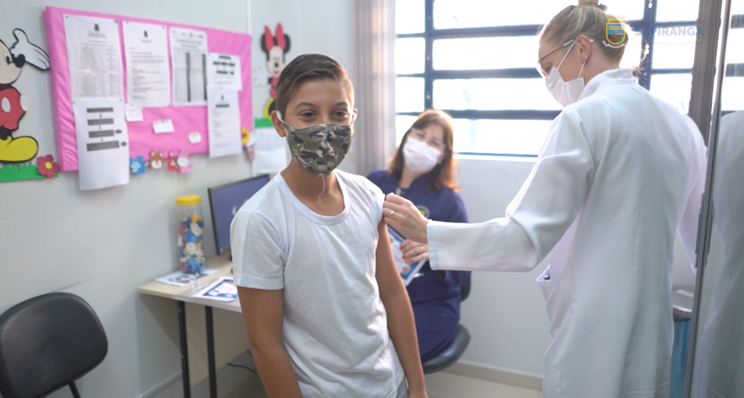 Vacinação contra a Covid-19 em crianças de 5 a 11 anos ocorrerá nesta terça-feira, em Sapiranga