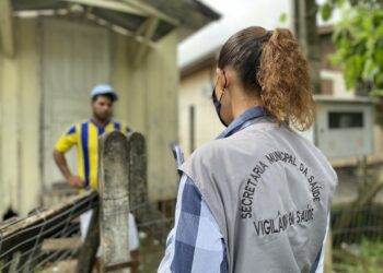 Agentes de saúde e de combate a endemias atuam em mutirão contra a dengue em Sapiranga
