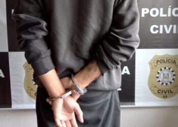 Acusado foi preso nesta segunda-feira (Foto: Polícia Civil)