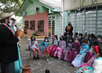 Cultura Gaúcha é disciplina do currículo nas escolas de ensino integral, ação pioneira no RS
Foto: PMCB