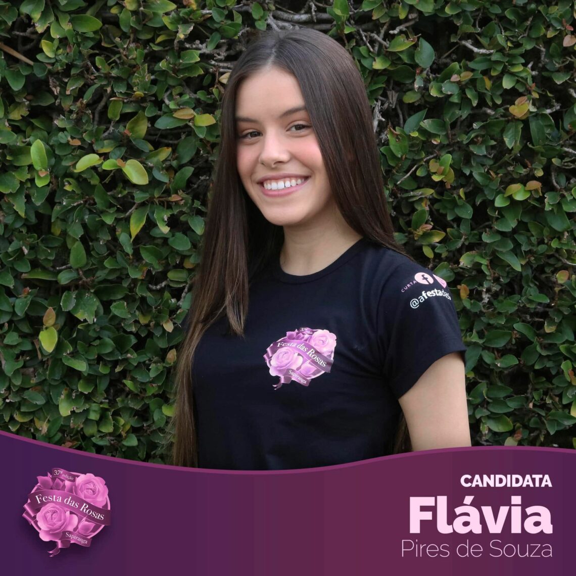 Flávia Pires de Souza 17 anos - Moradora do bairro Centro