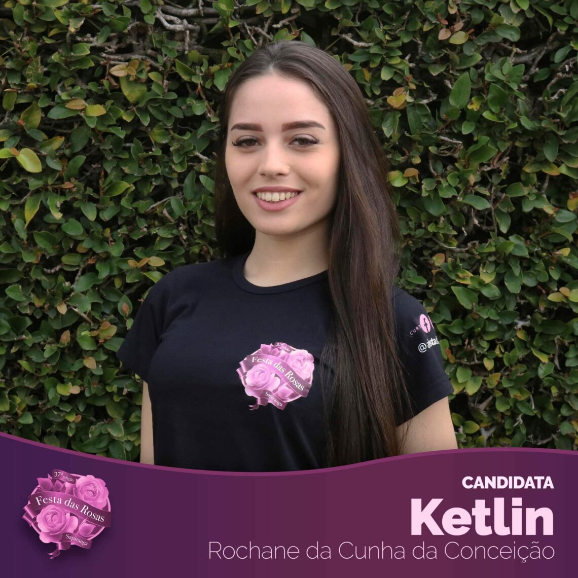 Ketlin Rochane da Cunha da Conceição 17 anos - Moradora do bairro Vila Irma