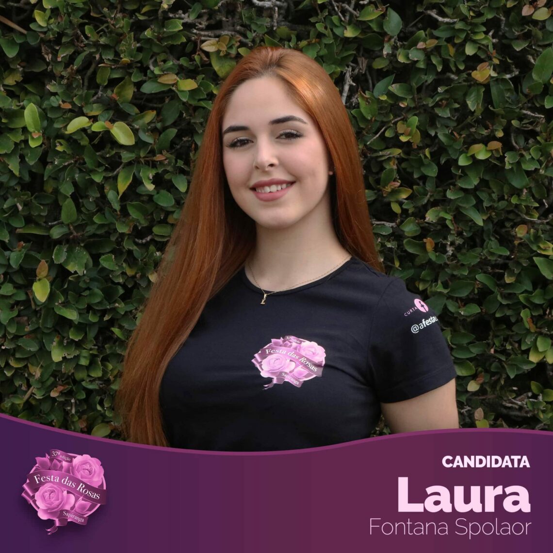 Laura Saueressig dos Santos 18 anos - Moradora do bairro Centro