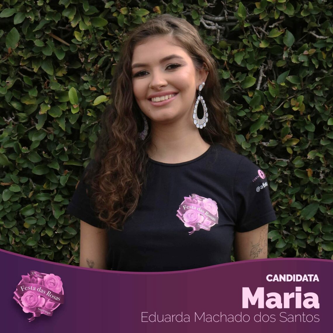 Maria Eduarda Machado dos Santos 21 anos - Moradora do bairro São Luiz