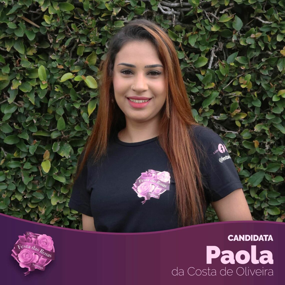 Paola da Costa de Oliveira 21 anos - Moradora do bairro Vila Irma