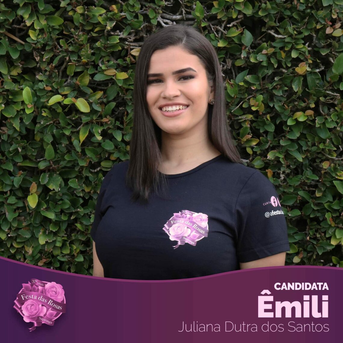 Êmili Juliana Dutra dos Santos 19 anos - Moradora do bairro Oeste