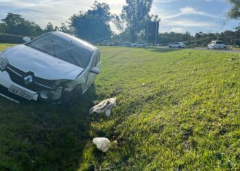 Quatro pessoas ficam feridas em acidente na RS-239 em Campo Bom