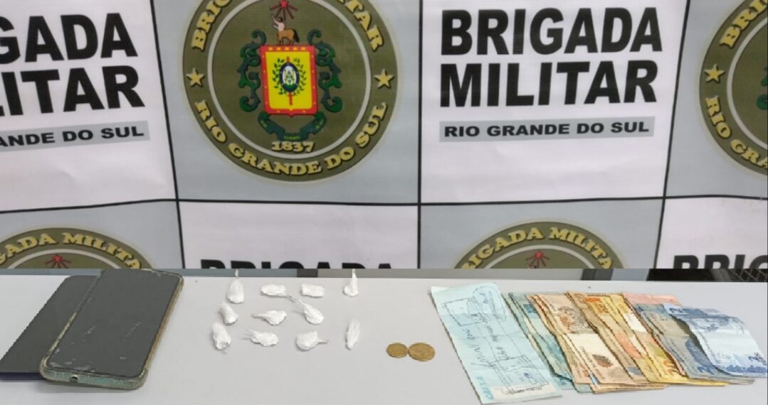 Casal é preso em Nova Hartz por tráfico de drogas