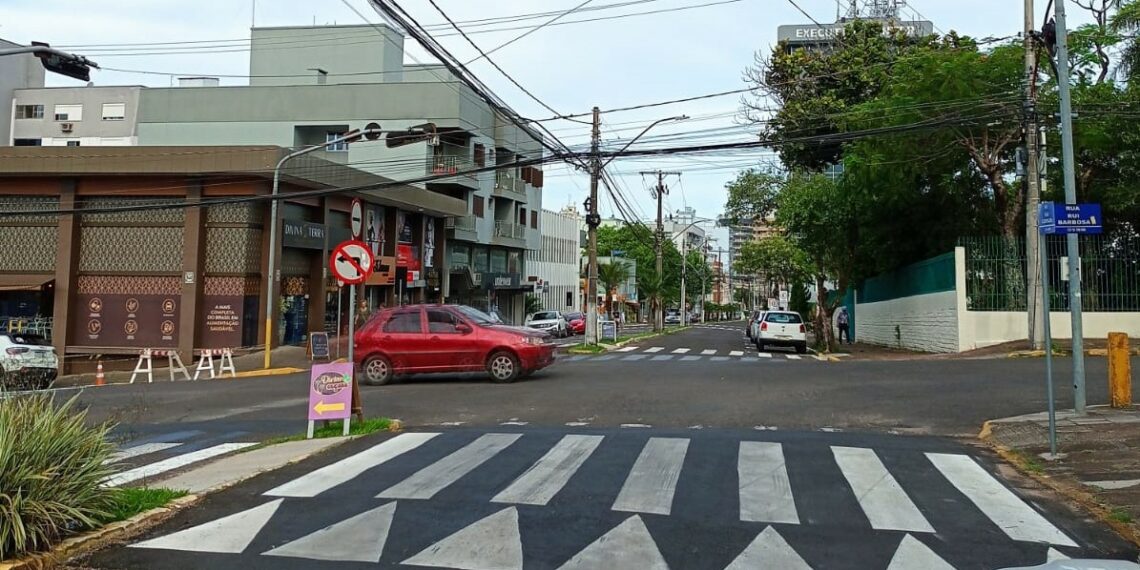 Campo Bom informa que Av. São Leopoldo não possui mais semáforos na esquina com a rua Rui Barbosa
