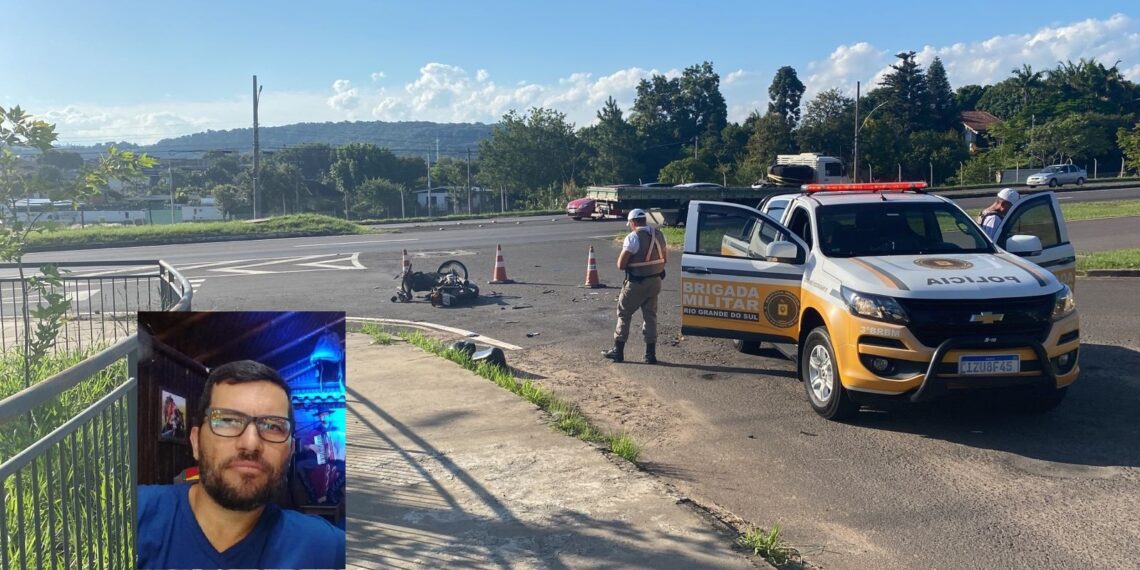 Morre motociclista vítima de grave acidente; ele era professor de Sapiranga e Campo Bom