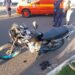 Bombeiros de Sapiranga atendem acidente envolvendo motociclista
