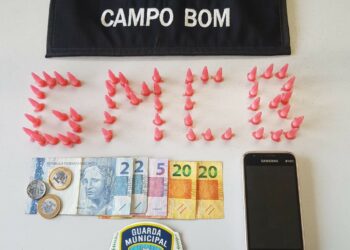 Guarda Municipal prende homem por tráfico em Campo Bom