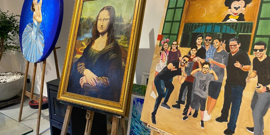 O novo estúdio de Mauro Vila Real reúne diversas obras do artista em Sapiranga