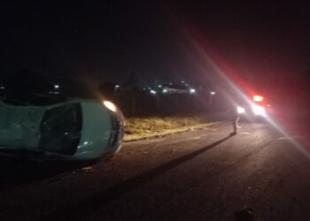 Veículo sofre capotamento na RS-239, em Campo Bom