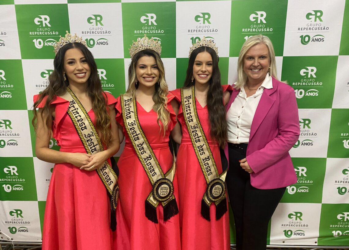 Prefeita Carina Nath e soberanas anunciaram as atrações no Grupo Repercussão