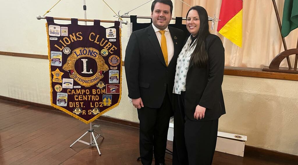 João Paulo Berkembrock é o novo presidente do Lions Clube Campo Bom