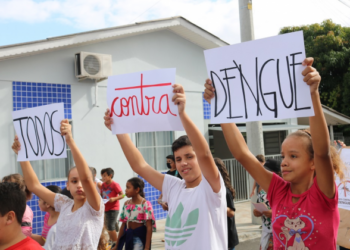 Sapiranga promove ação coletiva de prevenção à dengue no bairro Voo Livre