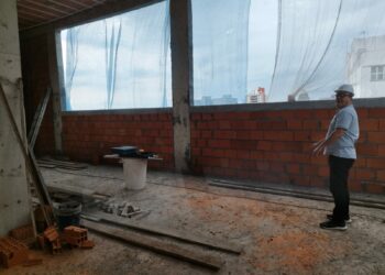 Obras de ampliação e revitalização da Prefeitura de Sapiranga avançam