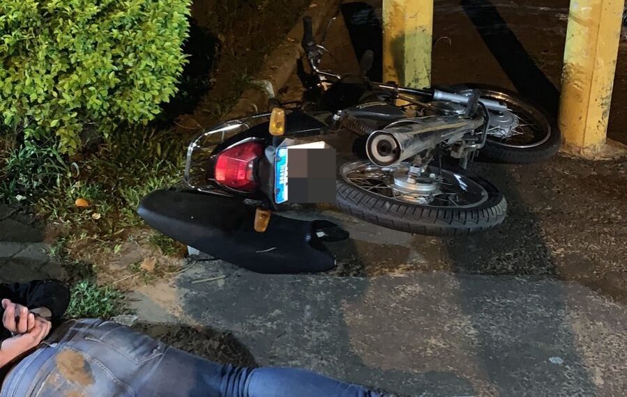 Motorista sofre acidente ao tentar fugir da Guarda Municipal de Campo Bom